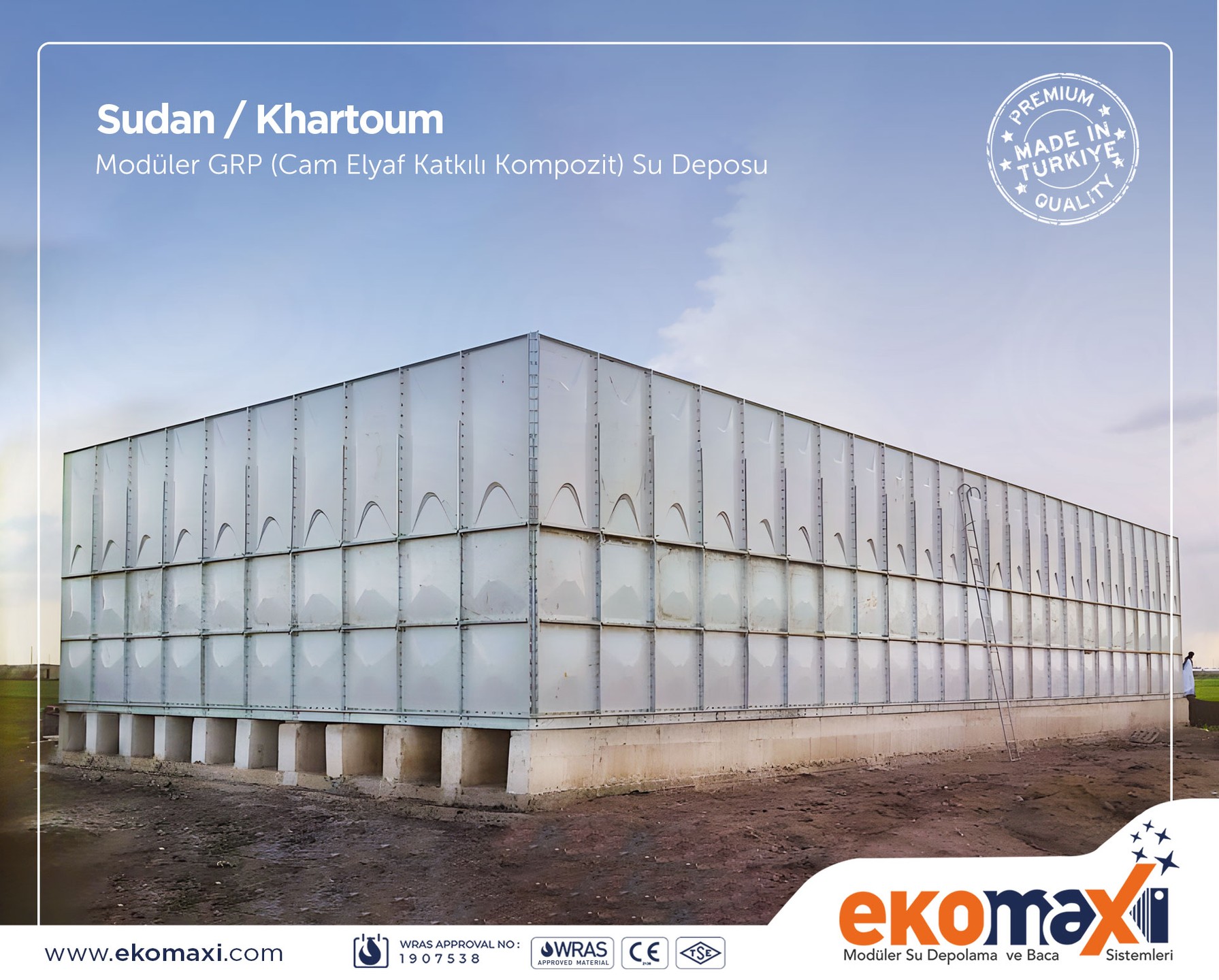 BS EN 13280 GRP Panel Tank Dubai