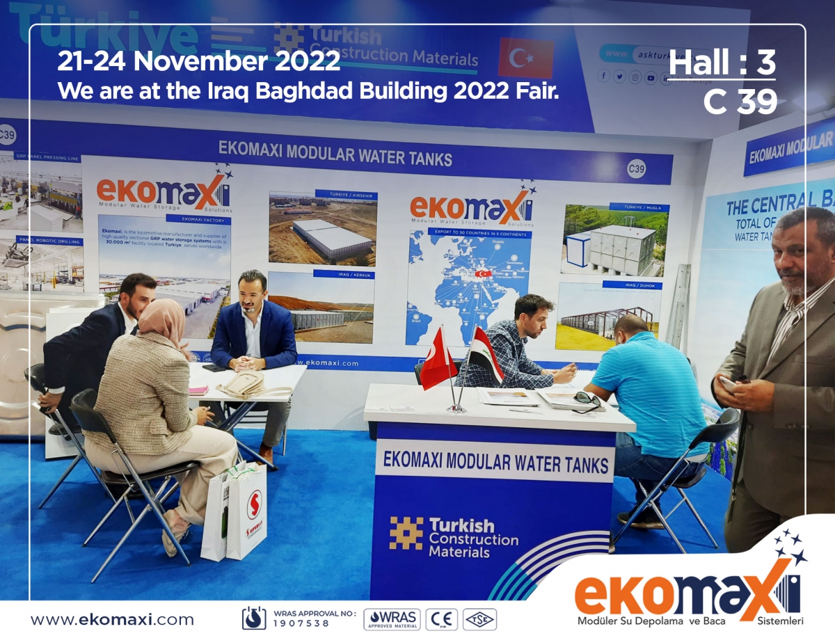 Ekomaxi, Irak Baghdad Building 2022 Fuarına Katıldı