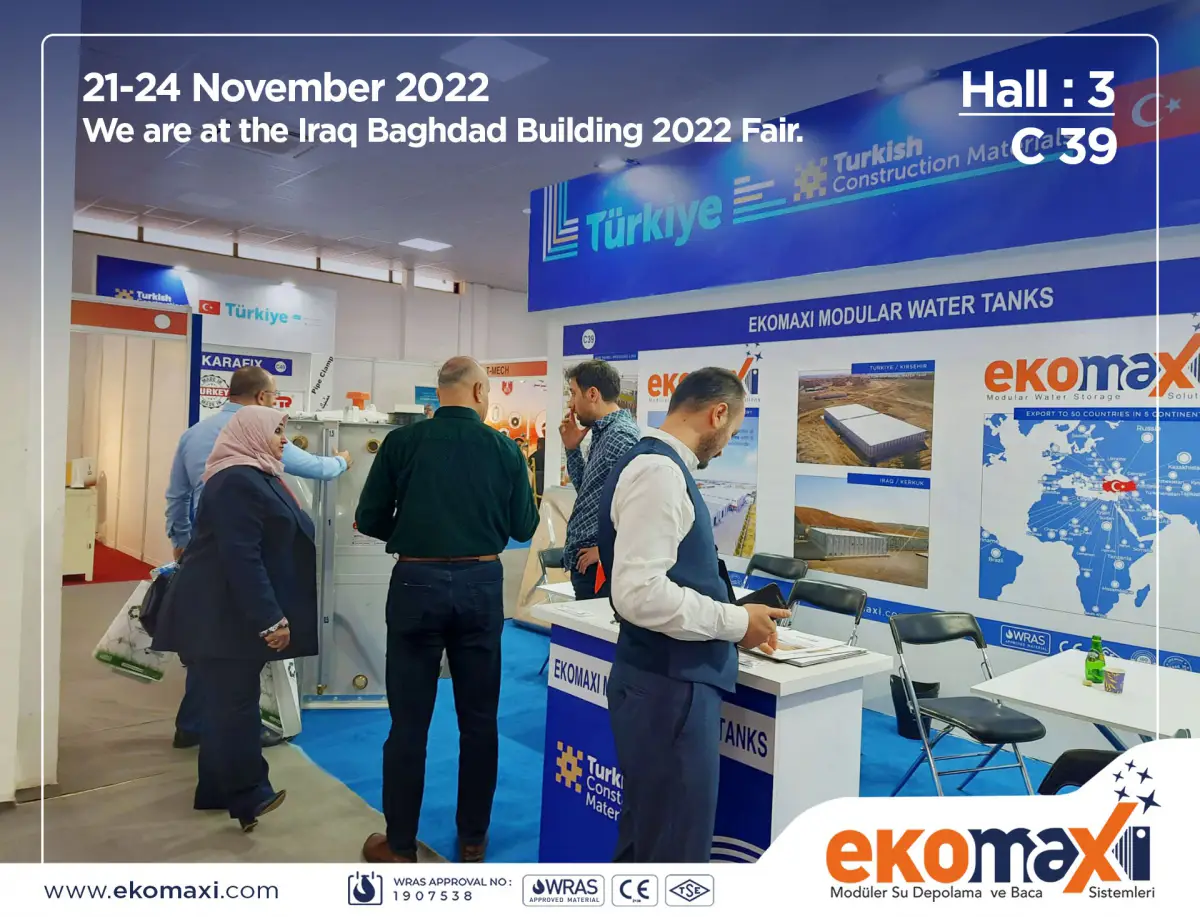 Ekomaxi, Irak Baghdad Building 2022 Fuarına Katıldı