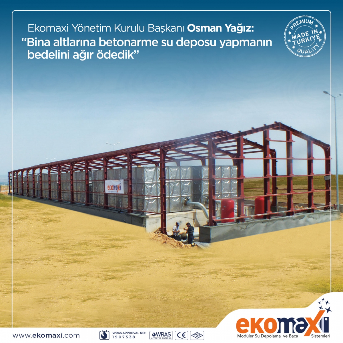 Bina altlarına betonarme su deposu yapmanın bedelini ağır ödedik