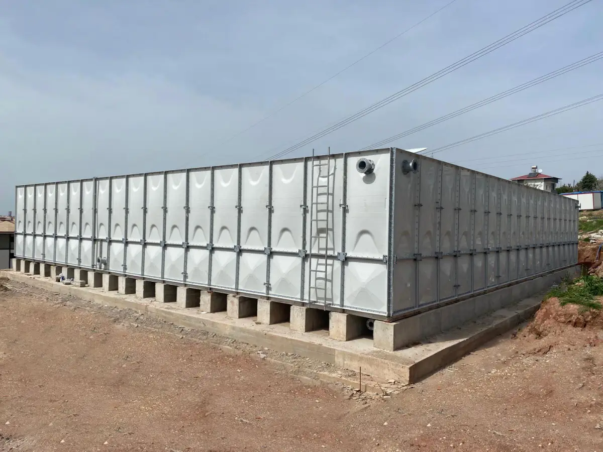 TOKİ Bazı Deprem Konut Projeleri GRP Su Depoları