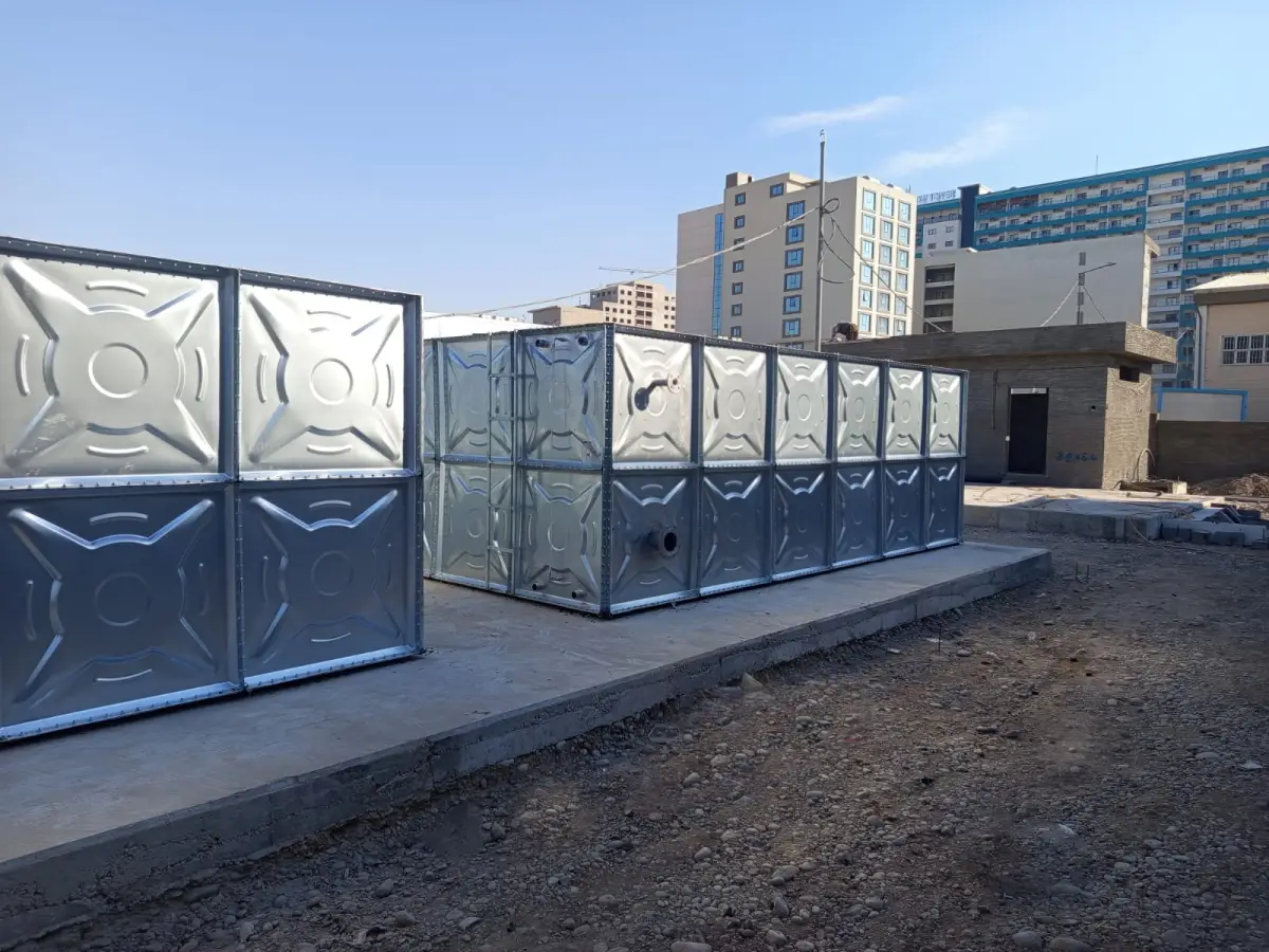 Irak, Erbil Galvaniz Su Deposu