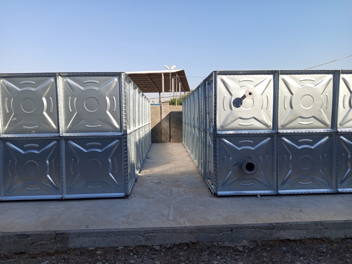 Irak, Erbil Galvaniz Su Deposu