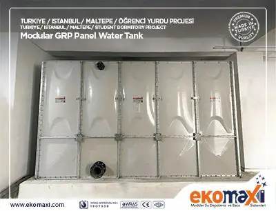 GRP панельный резервуар для воды