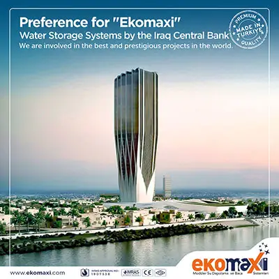 GRP панельный резервуар для воды